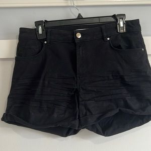 H&M Black Shorts